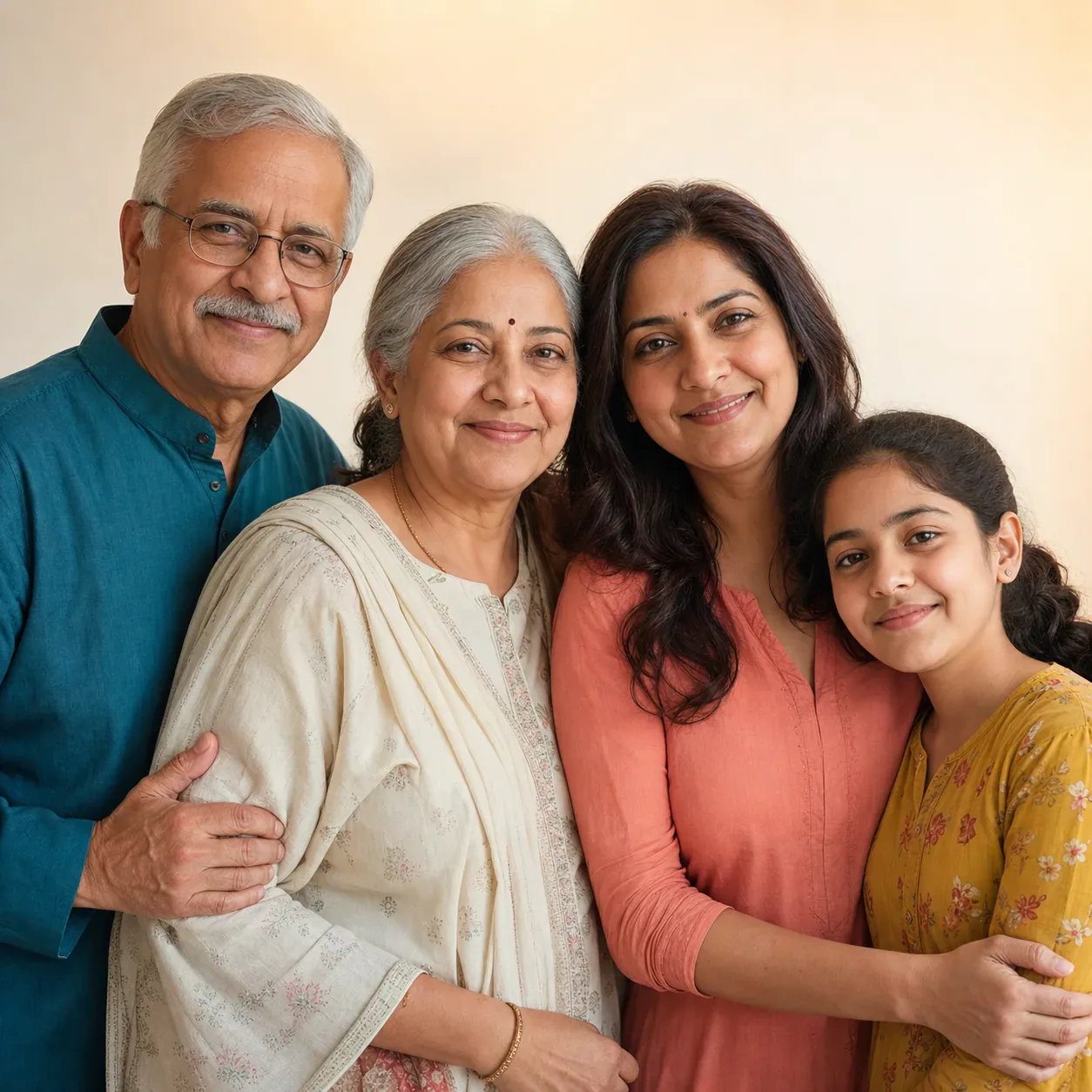 A multigenerational Indian family planning across a lifetime